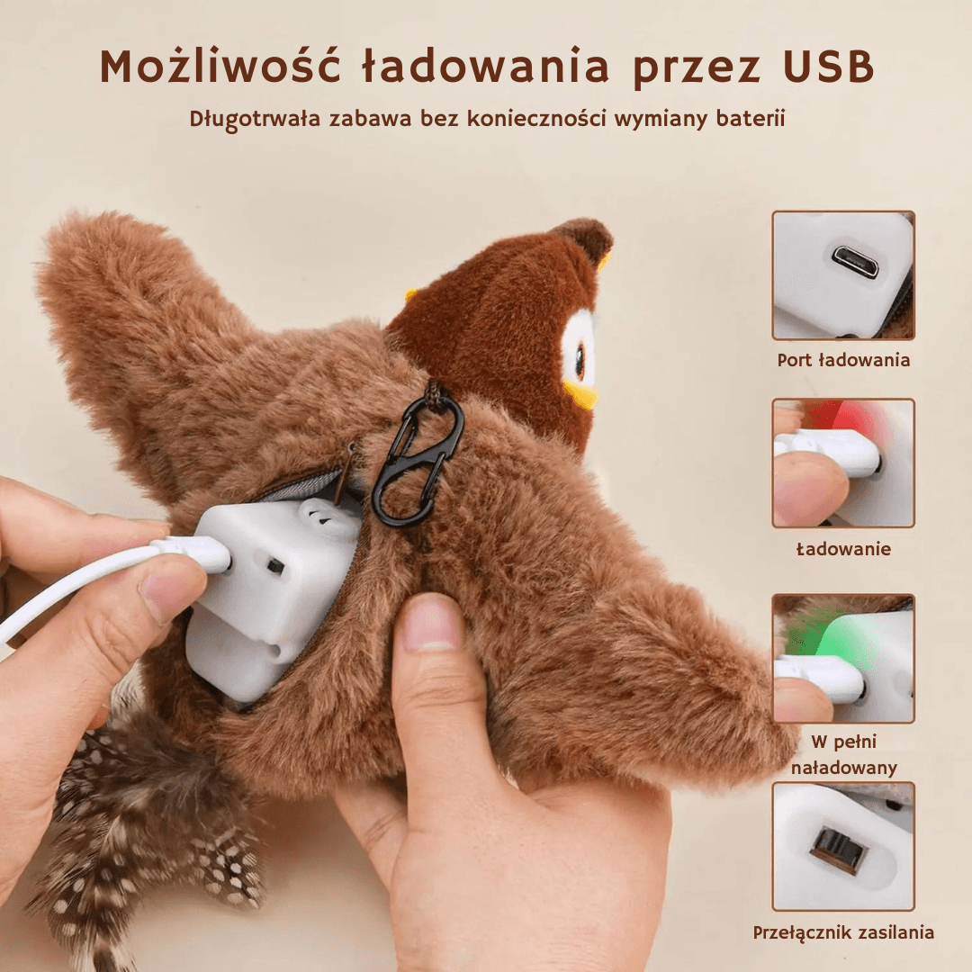CatchBird- interaktywna zabawka dla kota