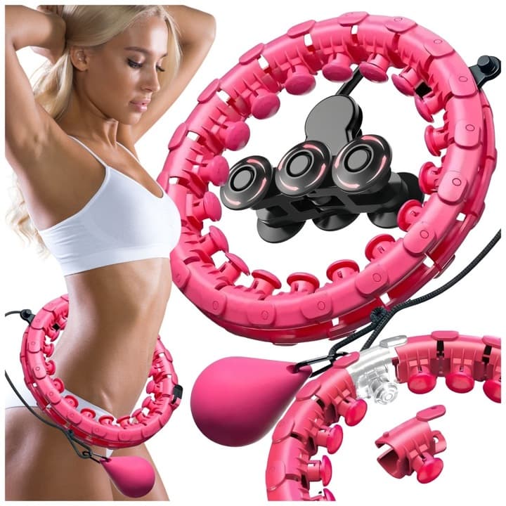 SlimCore - Hula Hop z obiążeniem i wypustkami